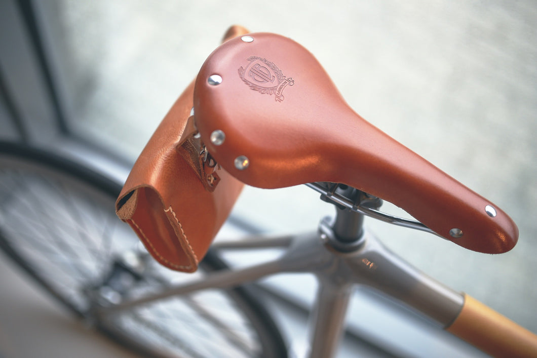 Leather saddle
